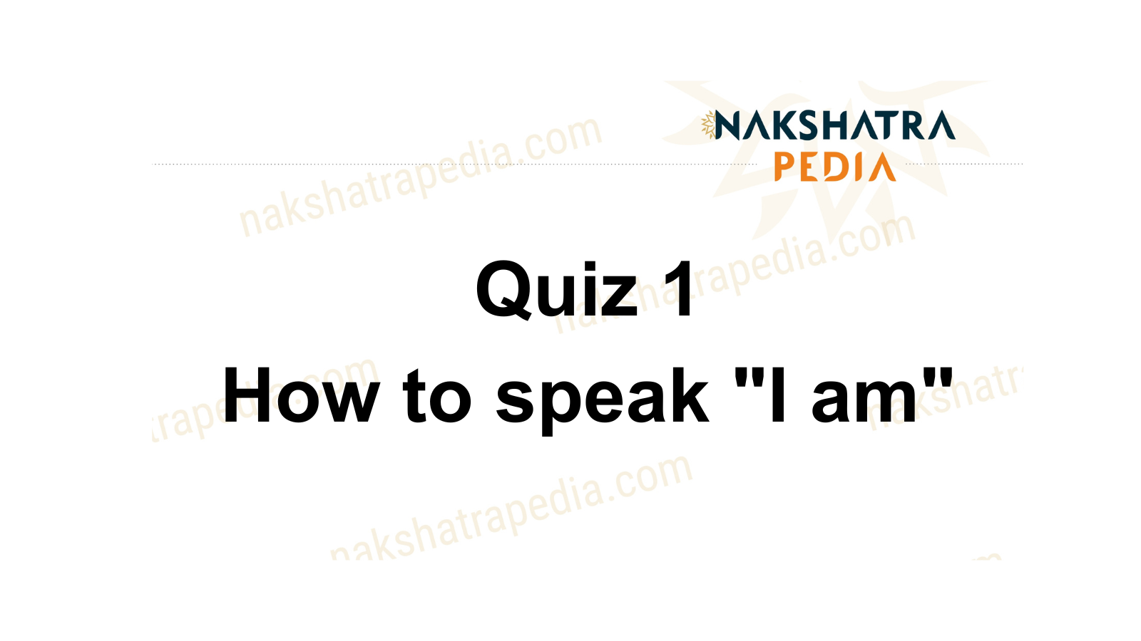 Nakshatrapedia