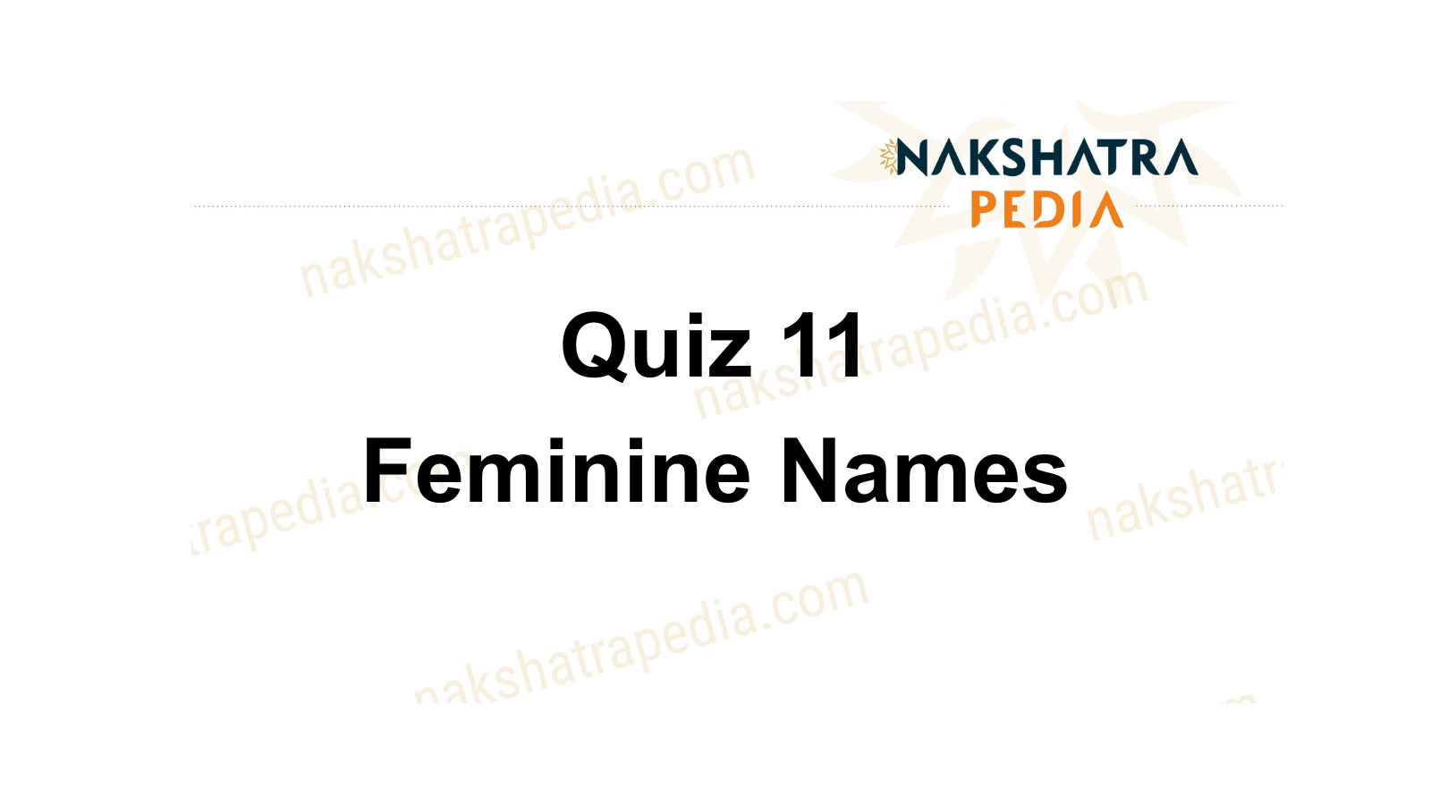 Nakshatrapedia