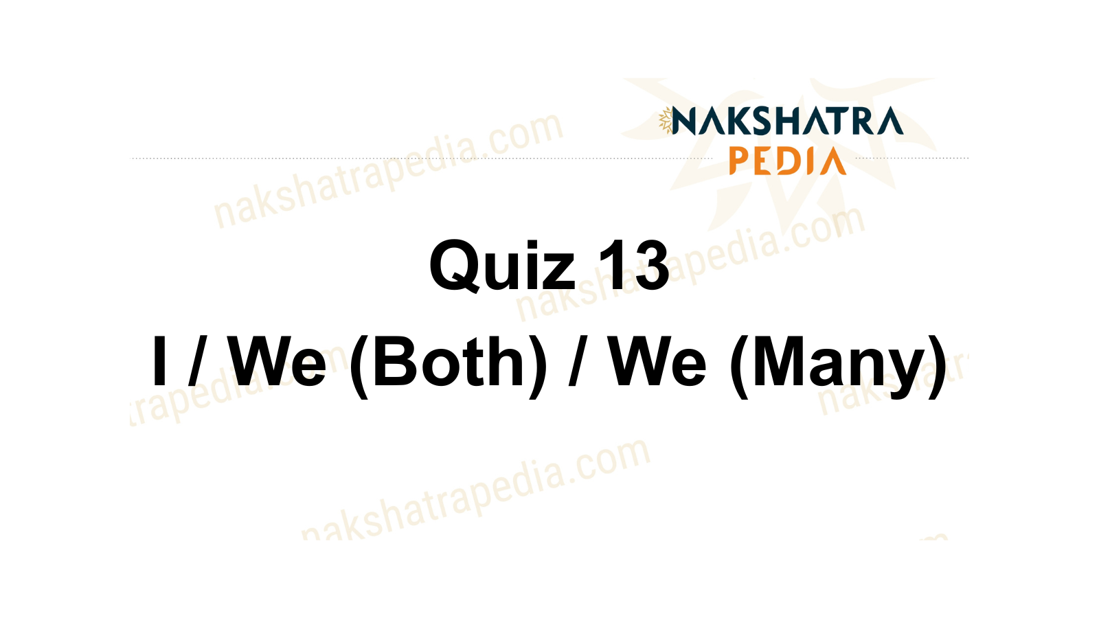 Nakshatrapedia