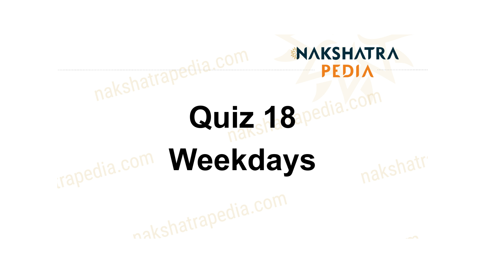 Nakshatrapedia