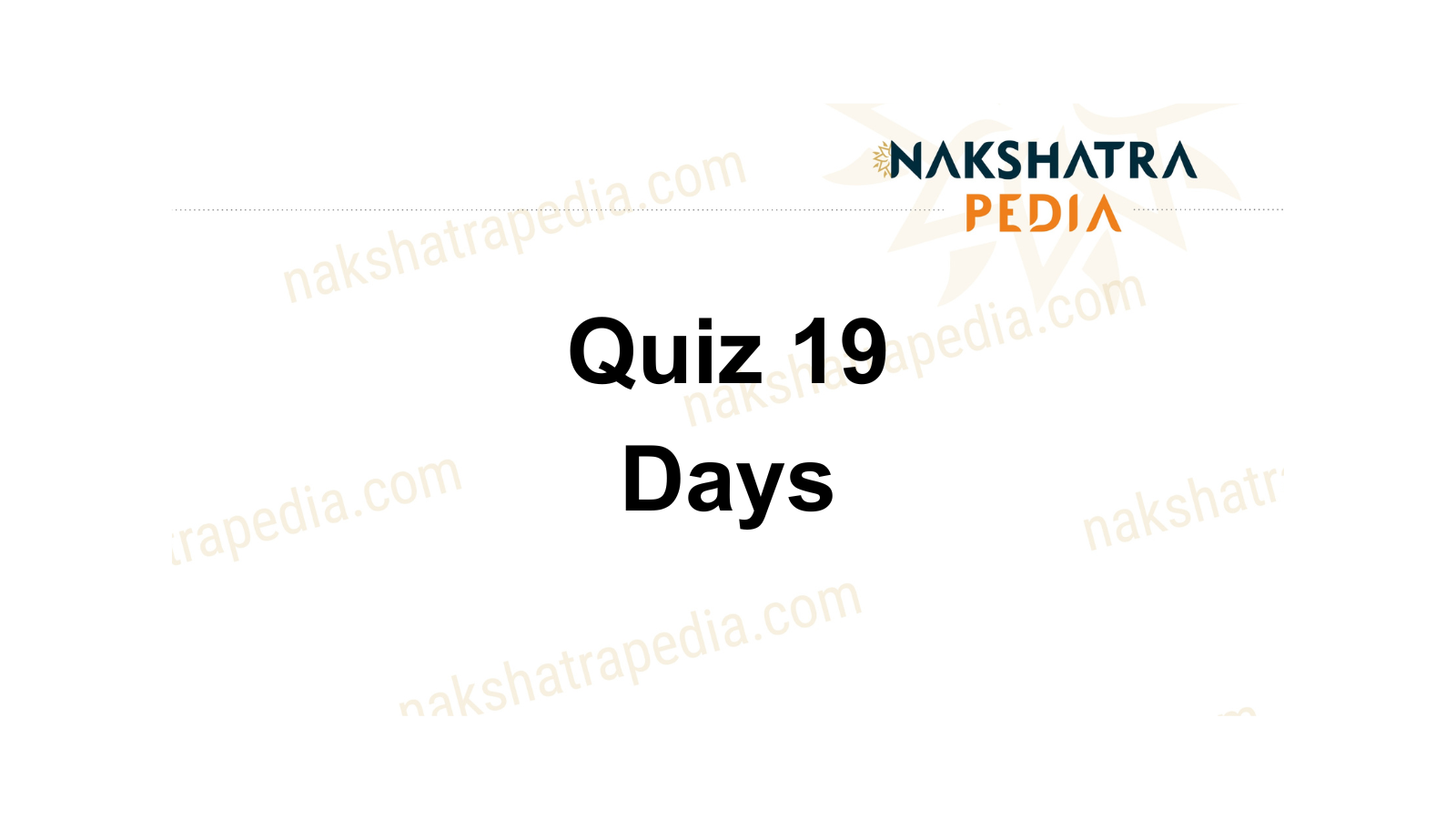 Nakshatrapedia