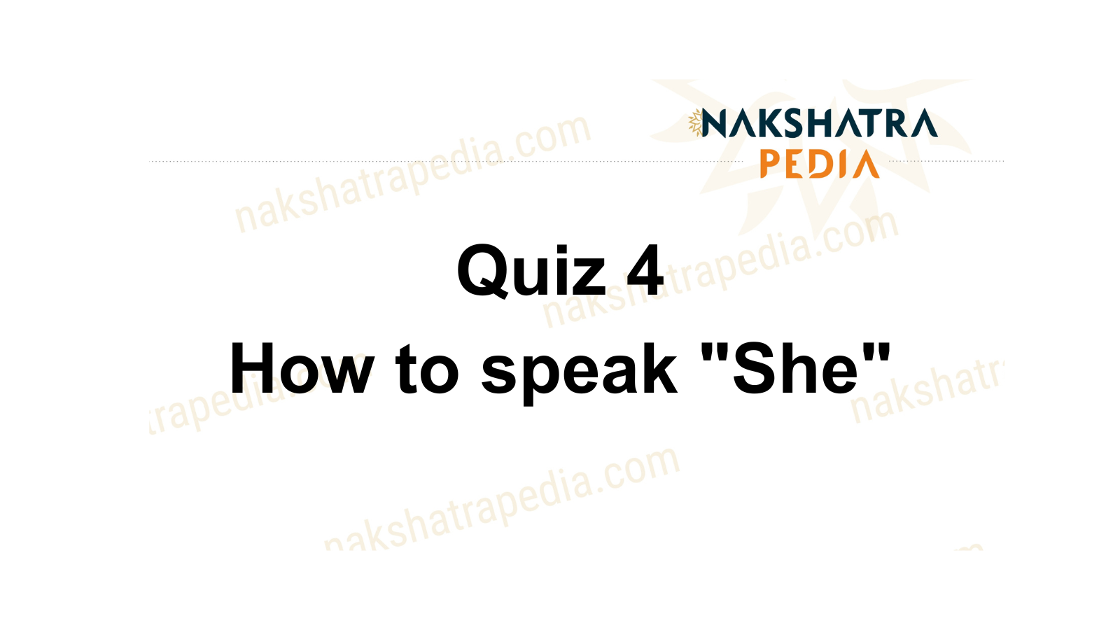 Nakshatrapedia