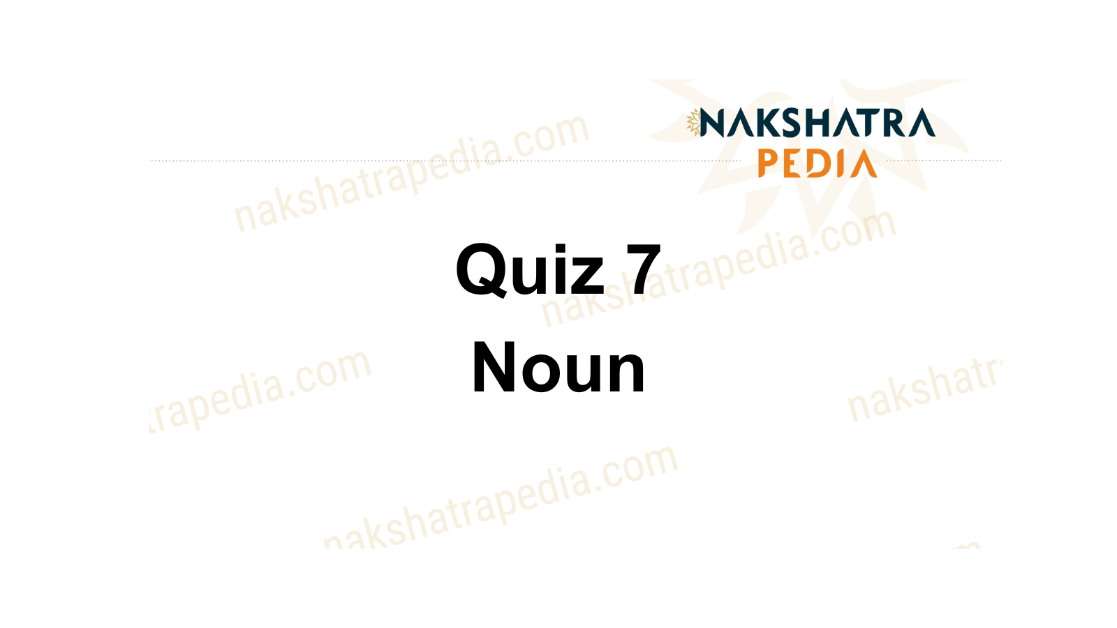 Nakshatrapedia