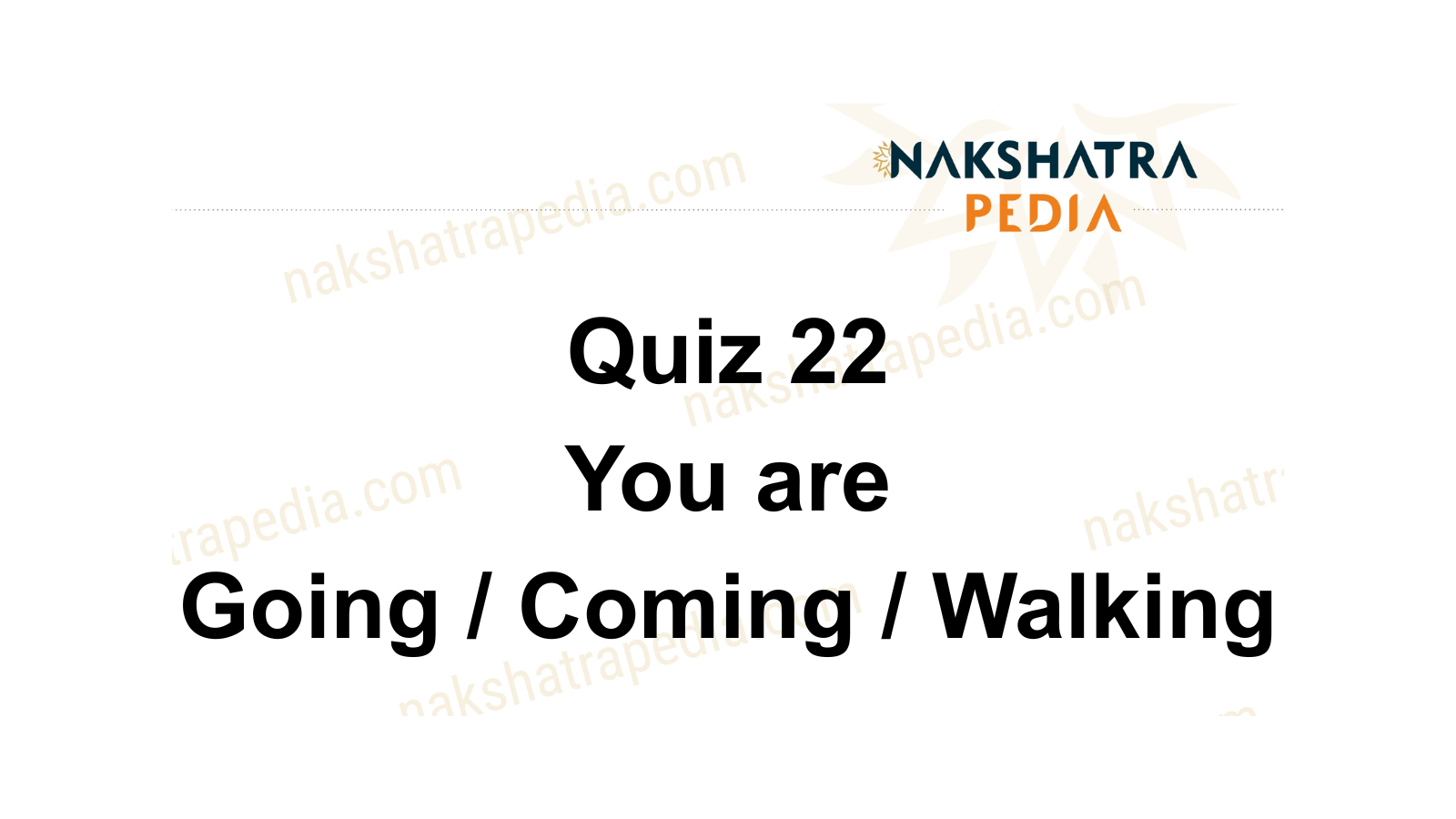 Nakshatrapedia